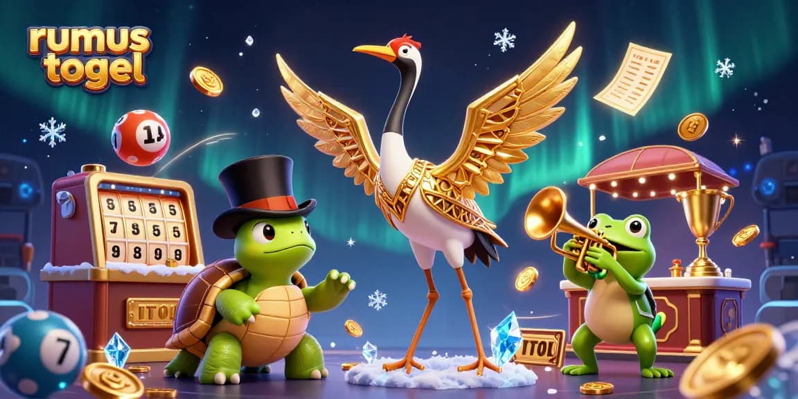 Engage with rumus togel strategies featuring vibrant lottery characters and elements combined.