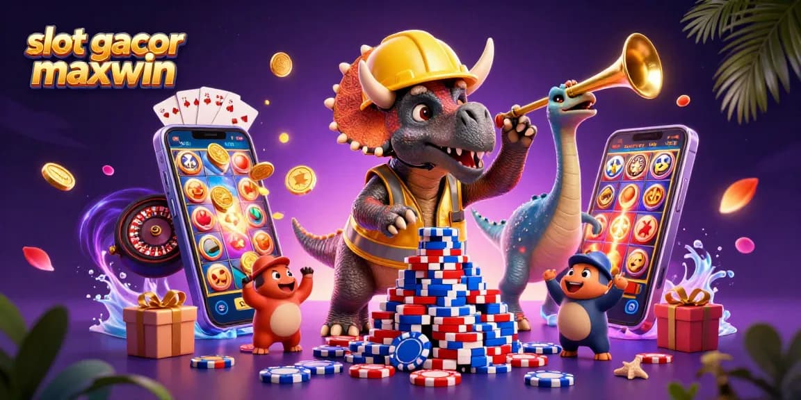 Experience the excitement of slot gacor maxwin with vibrant 3D elements celebrating wins!