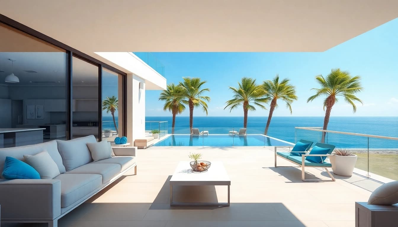 Explore a splendid apartment for sale in Alanya with scenic sea views and modern design.