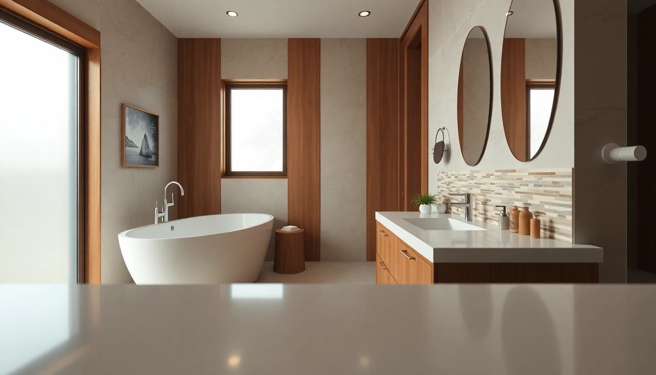 Transform your space with bathroom renovations near me featuring modern designs and elegant fixtures.