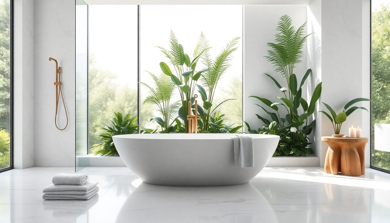 Admire elegant showers Australia designed with natural light, greenery, and luxurious finishes.