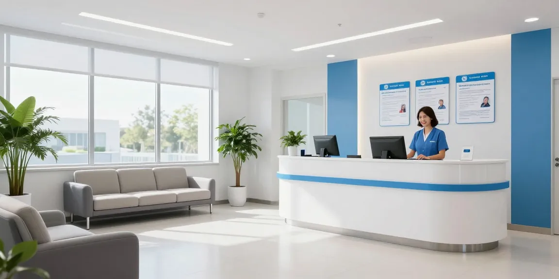 Hair transplant Istanbul consultation at a healthcare clinic, featuring doctors and patient care elements.