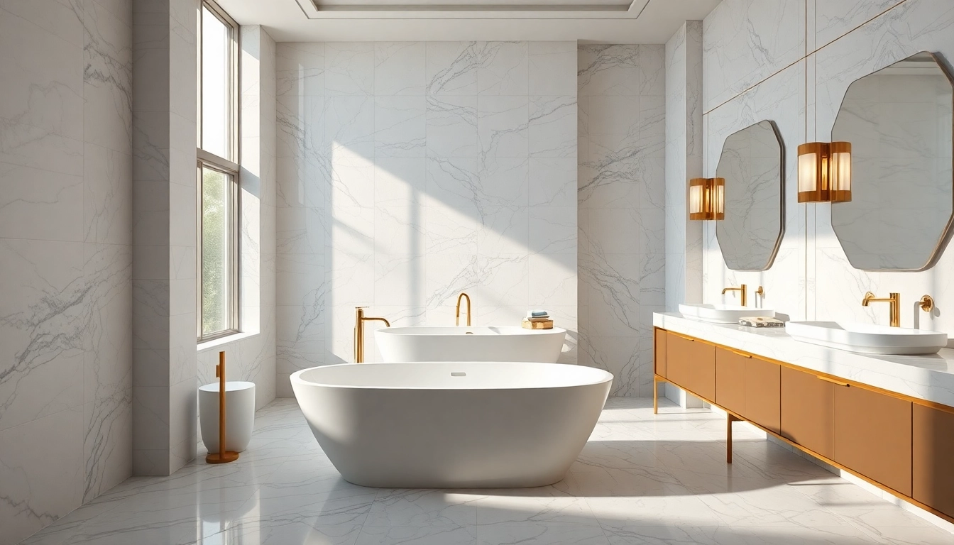 Transform your space with elegant bathrooms showcasing luxurious features and stylish designs.