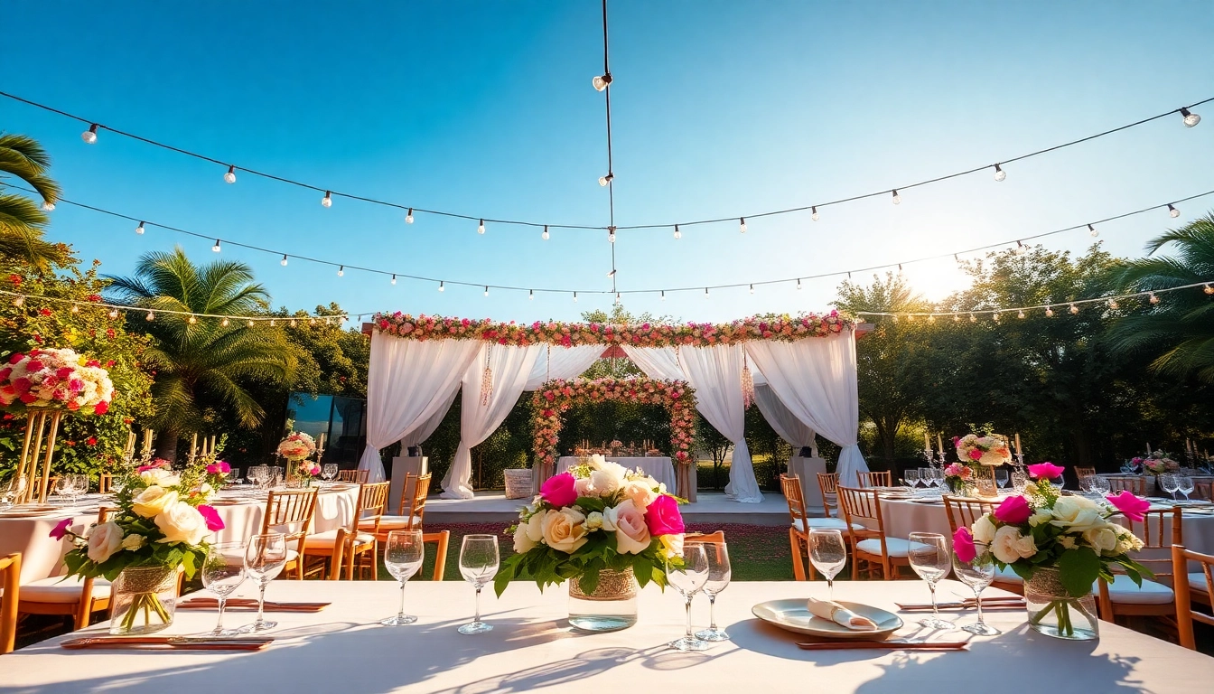 Stunning Wedding Event Space Jacksonville with elegant decor and natural surroundings.