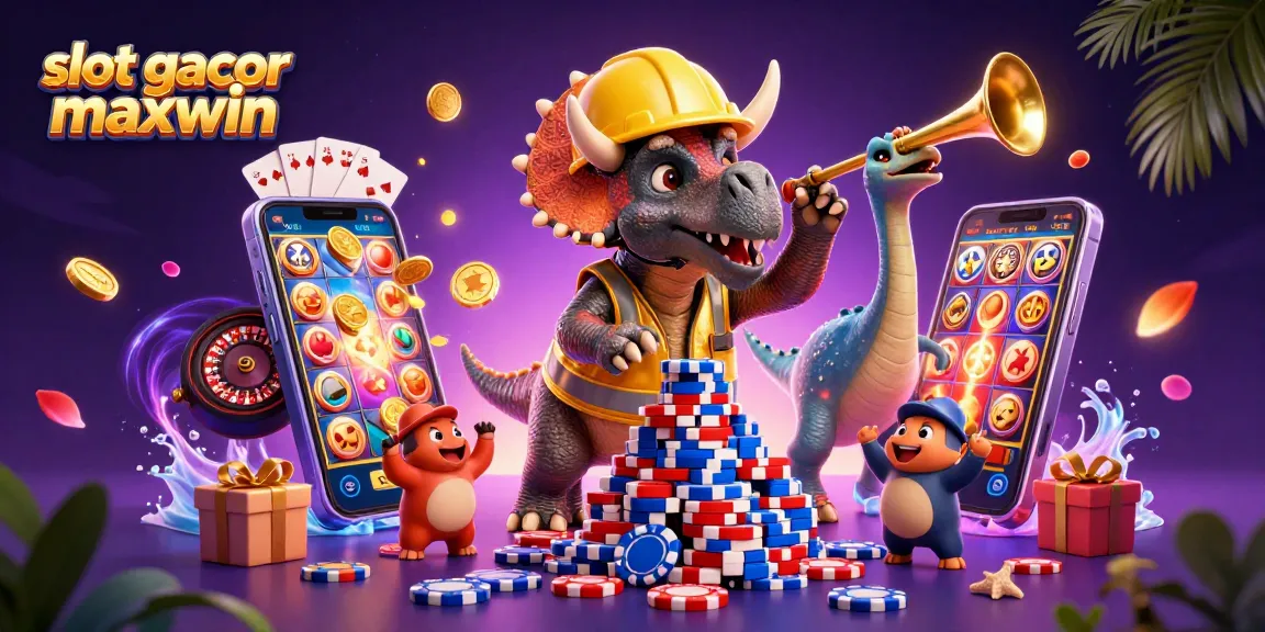 Experience the excitement of slot gacor maxwin with vibrant 3D elements celebrating wins!