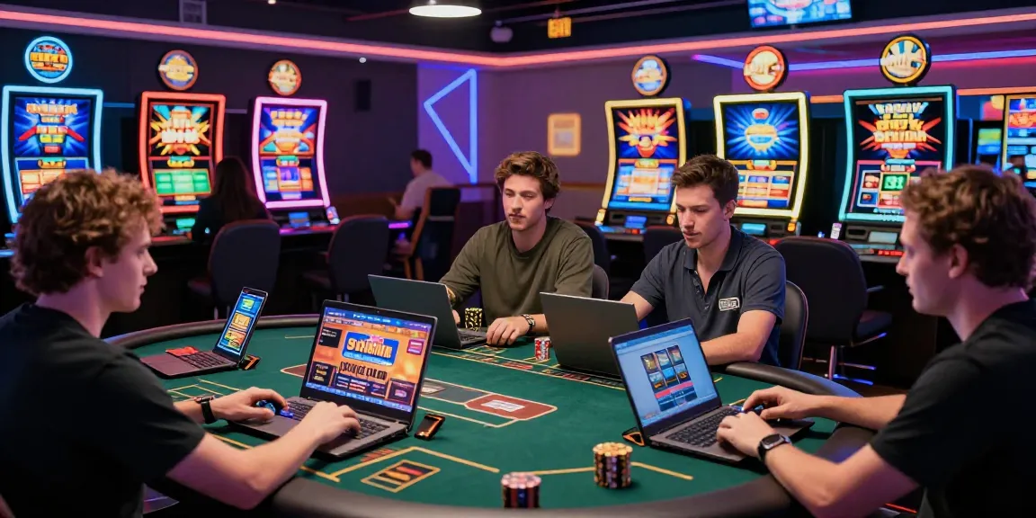 Players enjoying casinos that accept credit cards with vibrant gaming interfaces and excitement.