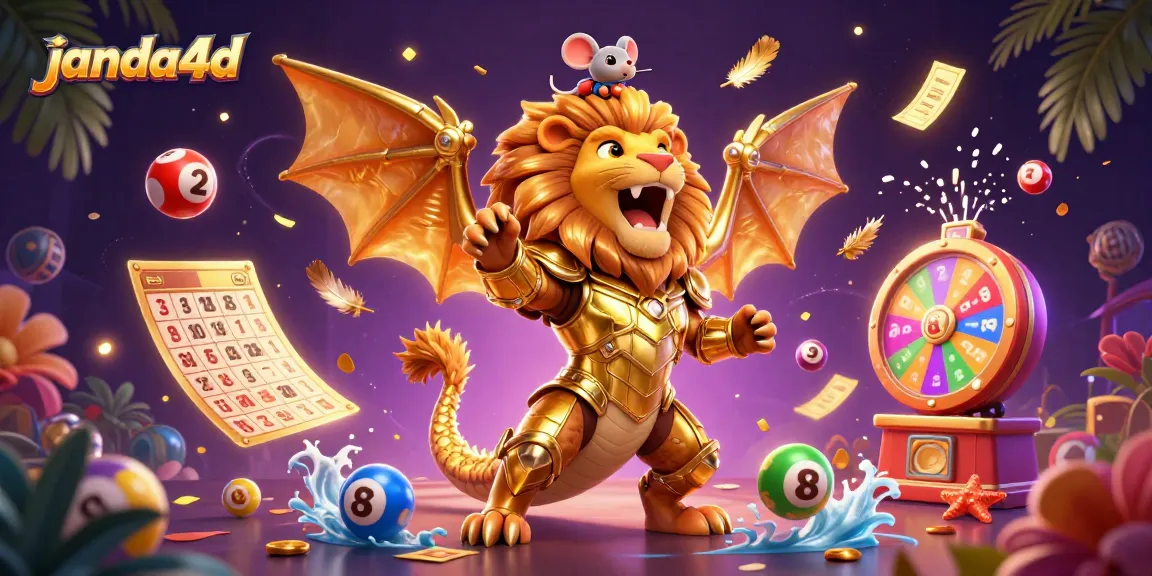 janda4d menghadirkan pengalaman bermain togel yang menarik dengan bola lotre yang berwarna-warni dan tiket emas mengalir