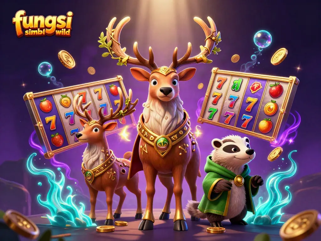 Fungsi simbol wild dalam permainan slot, menambah kombinasi kemenangan dengan simbol berharga dan mengasyikkan.