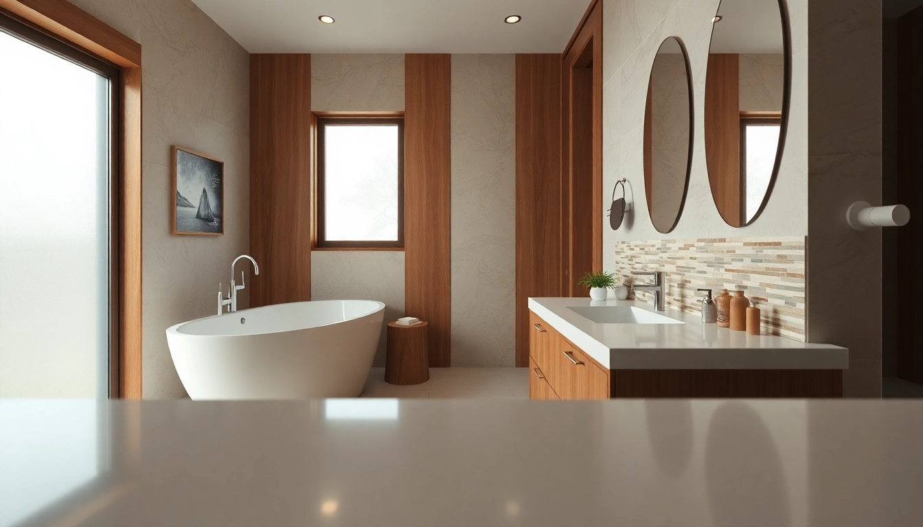Transform your space with bathroom renovations near me featuring modern designs and elegant fixtures.