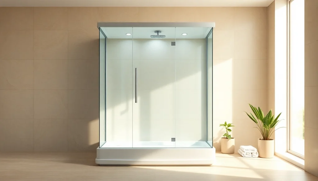 Erleben Sie die zeitlose Eleganz der sonni Duschkabine mit modernem Design und eleganten Details.