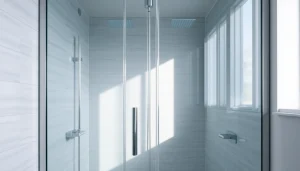 Erleben Sie die elegante sonni Duschkabine in einem modernen Badezimmer mit hochwertigen Glas- und Chromdetails.