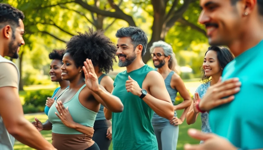 Engaging community wellness activities showcasing Health and wellness focus among individuals.