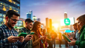 Explore the best sports betting sites India through engaging bettors in a lively urban setting.