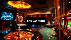 Experience the vibrant excitement of link vao w88 at an upscale online casino environment filled with luxury.