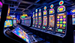 Menampilkan antarmuka permainan digital Istana777 Situs dengan grafis slot yang cerah.