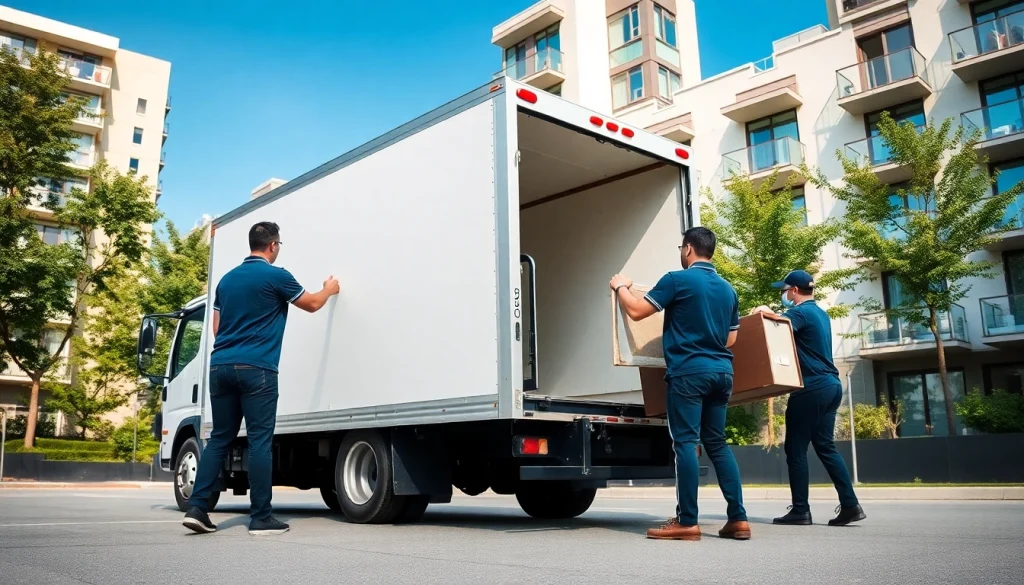 Vancouver moving company team expertly loading furniture for a relocation.