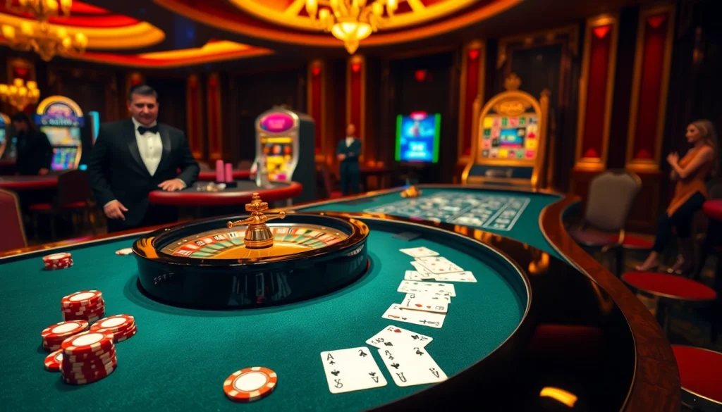 Exciting casino gambling experience at https://thabet.vegas/ with roulette, poker, and slot machines.