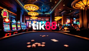 Trải nghiệm trò chơi đầy kịch tính tại tik88 với những cảnh casino sống động và các cược ở mức cao.