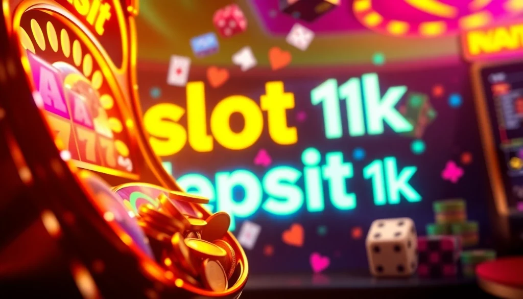 Menangkan slot deposit 1k dengan mesin slot yang bersinar di kasino online ini.