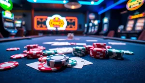 Pinco Casino bonus üçün kazinoda oynamaq zamanı enerjili mühitin şəkli.