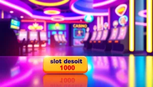 Temukan cara mudah untuk slot deposit 1000 dengan antarmuka kasino online yang menarik.