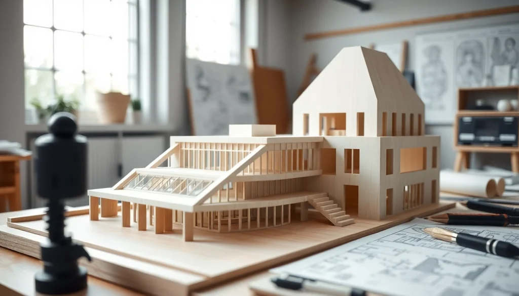 Hochwertige Architekturen bei architekturmodellbau Bonn in einem professionellen Studio mit präzisen Details.