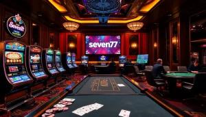 Experience the excitement of winning with link alternatif seven77 at a luxurious casino scene.