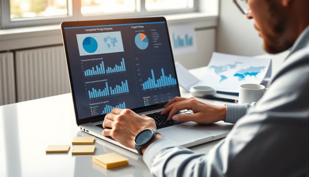 Analyze competitor pricing data using modern analytics tools in a professional setting.