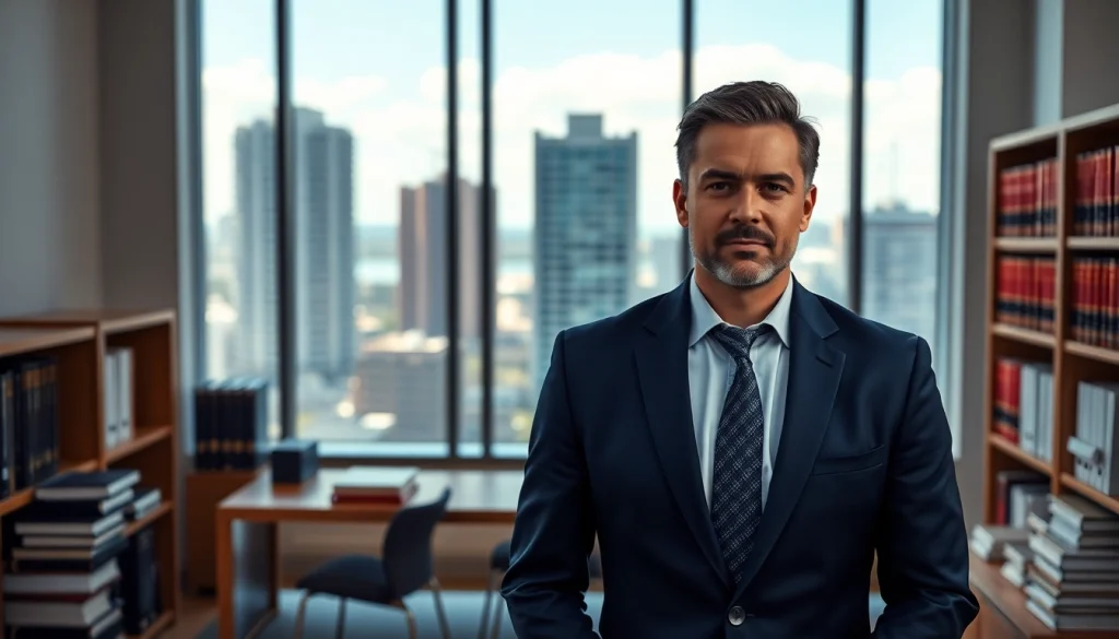 Consultation with a Miami-Dade County litigation Lawyer showcasing professionalism in a vibrant office.