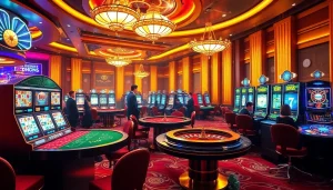 Experience excitement at https://xx88.today/ with images of a vibrant online casino scene featuring lively games and luxurious ambiance.