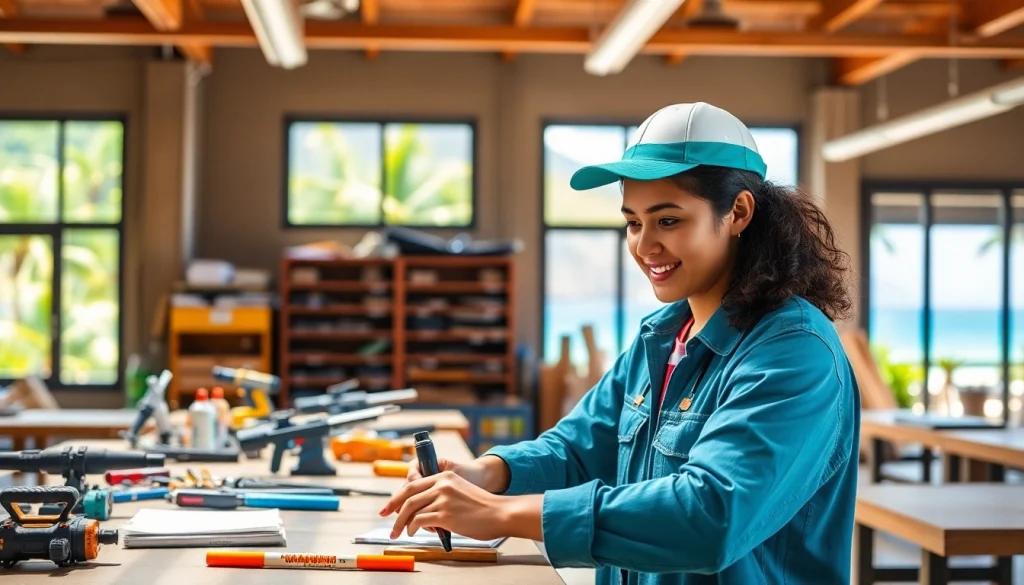 Engage with hawaii trade schools in an inspiring workshop setting, showcasing hands-on learning.