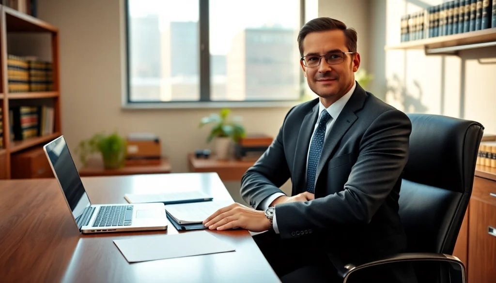 Brooklyn Estate Planning Lawyer reviewing client documents in a bright office.