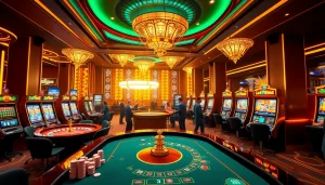 Engage in thrilling games at okfun casino with vibrant tables and modern interfaces.