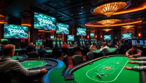 Experience thrilling action at csgo gambling sites with dazzling casino visuals and intense gameplay.