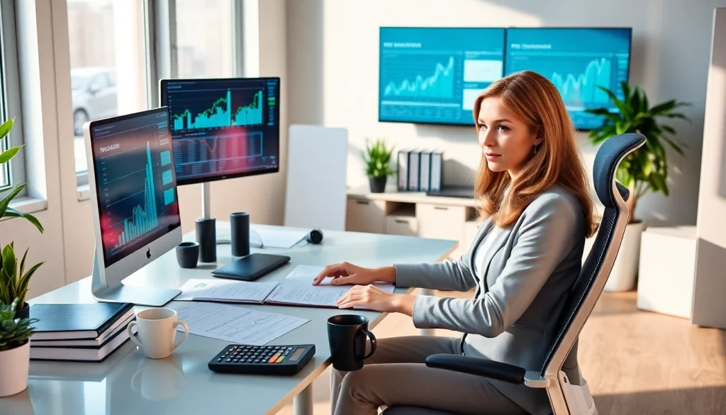 Profesjonalna księgowa Marzena Owczarzak w Biurze Rachunkowym w przyjaznym środowisku biurowym.