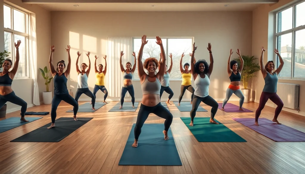 多様な個人が穏やかなプラクティスを楽しむホットヨガスタジオ、ホットヨガ おすすめを強調