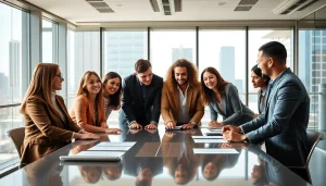 Team collaborating on Strategy Capture Management in modern office setting.