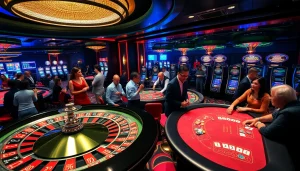 Vivez le casino en ligne France avec excitation dans un cadre luxueux de roulette et de poker.