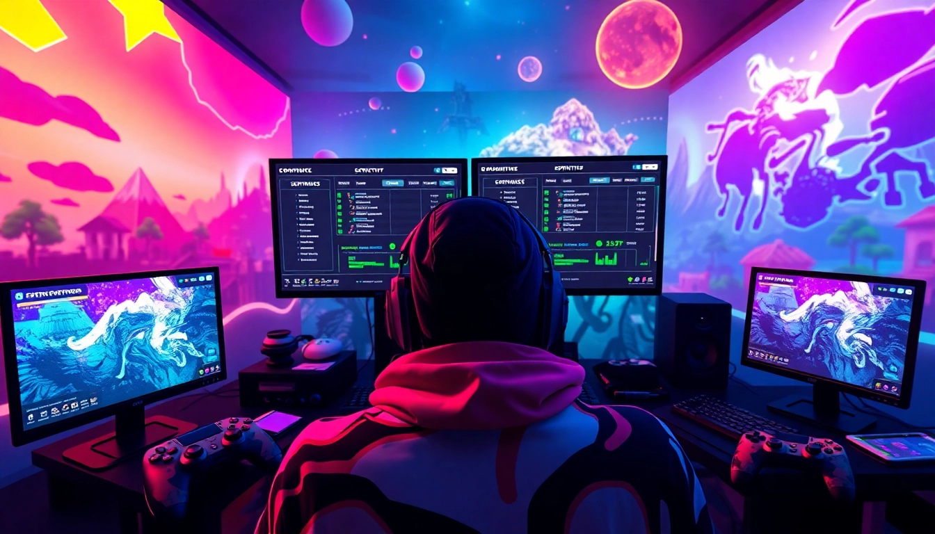 Experience the excitement of the Best Fortnite script with a player mastering the game.