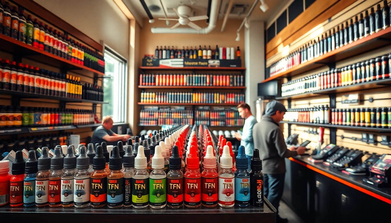 Browse the diverse selection at vape juice depot with invigorating products on display.