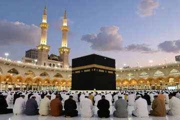 umroh Itikaf at Masjidil Haram, spiritual travel experience, vacation booking, cultural tourism